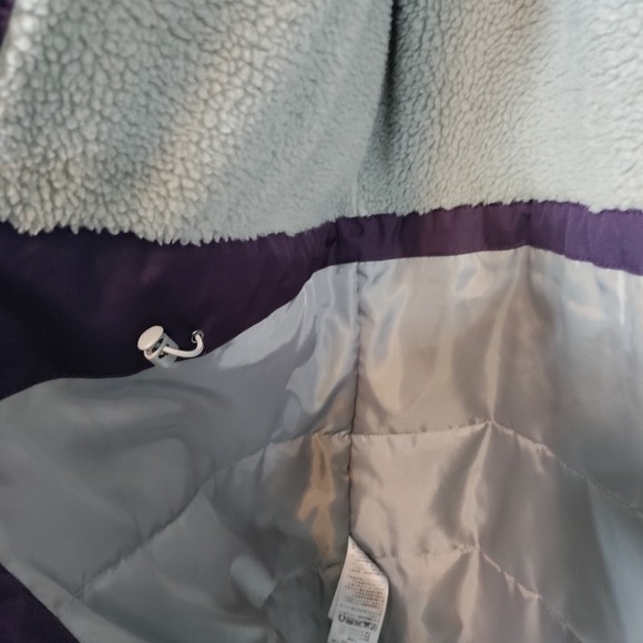 Eddie Bauer Womens Weatheredge Purple Hooded Coat Full Zip Size PXL - Picture 9 of 14